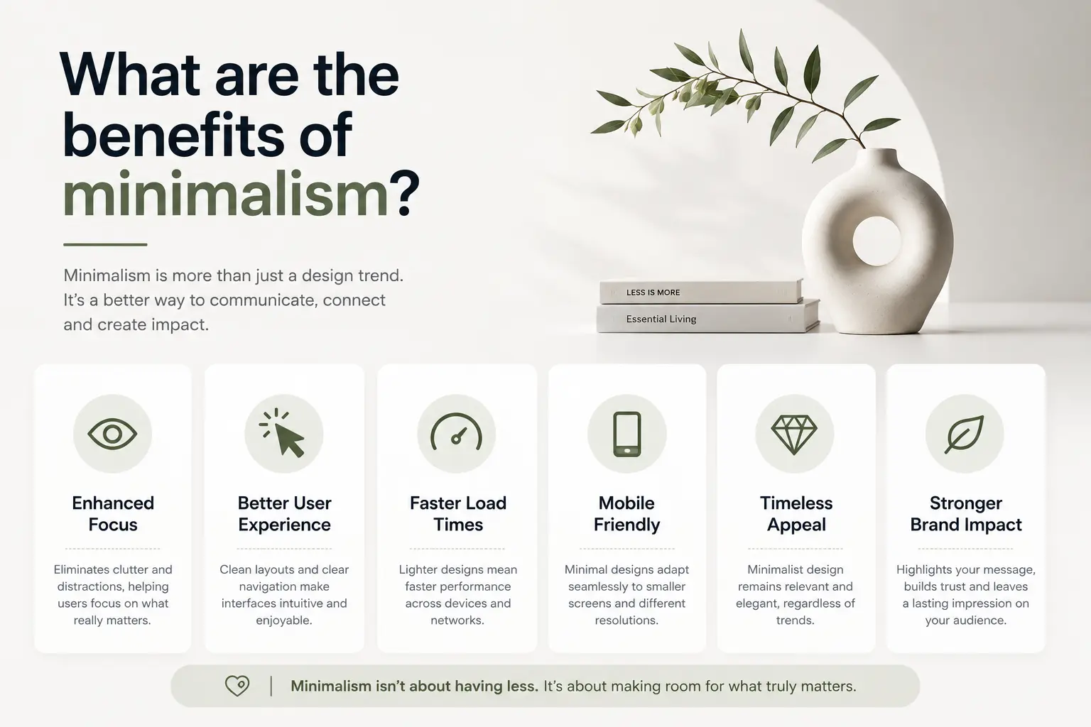 What are the benefits of minimalism